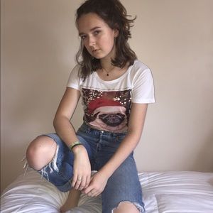 “#Selfie” Pug Christmas Shirt